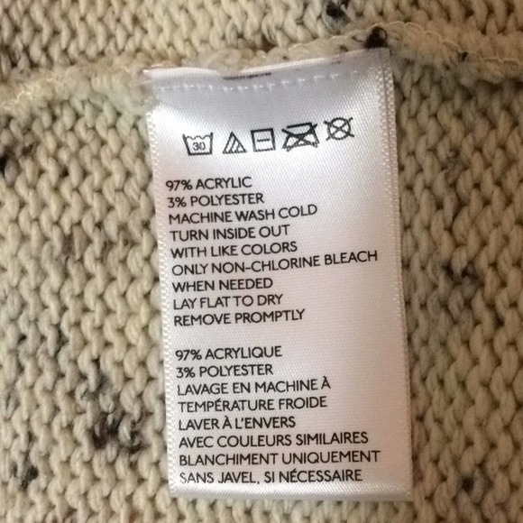 Urban Outfitters Staring at Stars White Speckled Crochet Cardigan XS - Picture 5 of 5